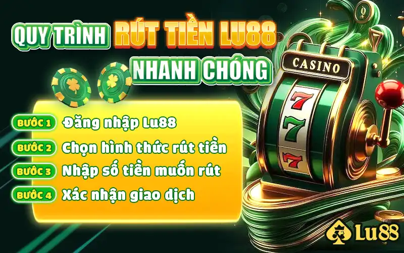 Quy trình rút tiền Lu88