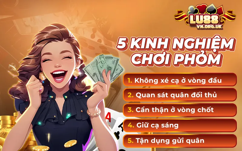 5 kinh nghiệm chơi Phỏm